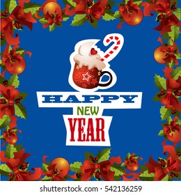 Christmas Greeting Card. Vector New Year posters. Merry Christmas banners