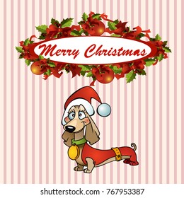 Christmas Greeting Card. Vector New Year posters. Merry Christmas banners