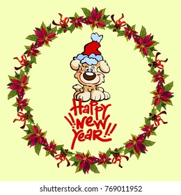 Christmas Greeting Card. Vector New Year posters. Merry Christmas banners