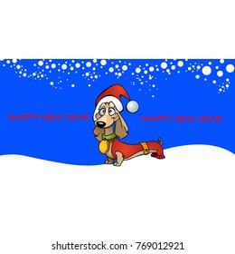 Christmas Greeting Card. Vector New Year posters. Merry Christmas banners