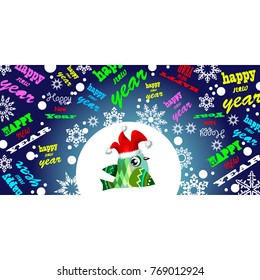 Christmas Greeting Card. Vector New Year posters. Merry Christmas banners