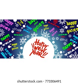 Christmas Greeting Card. Vector New Year posters. Merry Christmas banners