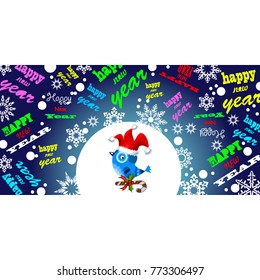 Christmas Greeting Card. Vector New Year posters. Merry Christmas banners