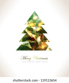 Christmas Greeting Card/Merry Christmas /Christmas tree and background