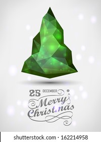 Christmas Greeting Card/Merry Christmas /Christmas tree and background