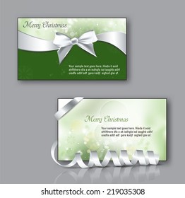 Christmas greeting cards. 