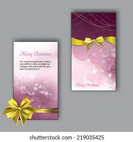 Christmas greeting cards. 