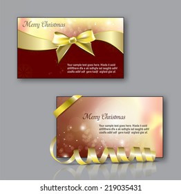 Christmas greeting cards. 