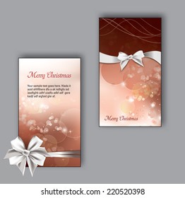 Christmas Greeting Cards. Could be used for Birthdays, Weddings, Thank You Cards and Invitations.