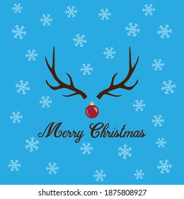 Christmas Greeting with decoration ball Typography vector Design With snow Can be used in social media post can print on t-shirt poster banners greeting cards Holiday season design