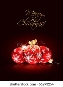 Christmas greeting in editable vector format