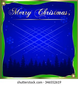 Christmas greeting empty for words