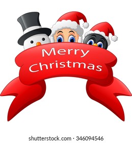 christmas greeting illustration