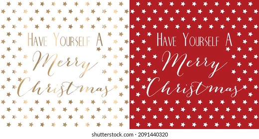 Christmas greeting placement print design