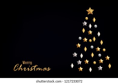 Christmas Greeting Template, Christmas background.