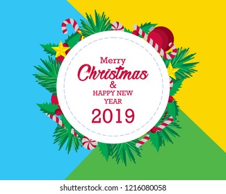 Christmas greeting template, Christmas background decoration