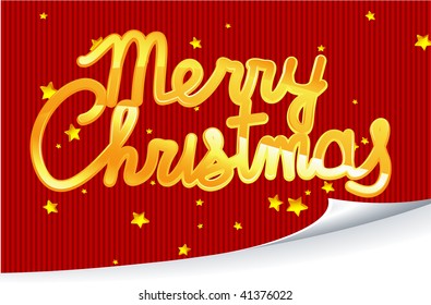 Christmas greeting. Vector.