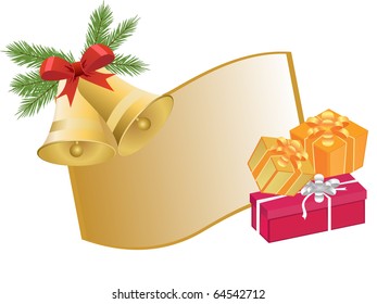 christmas greeting - vector