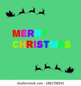 a christmas greeting vector illustration idea