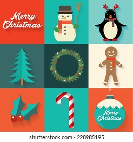 christmas greeting vector/illustration