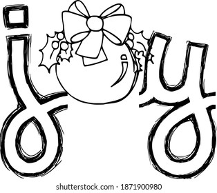 Christmas Greeting and wish, Typography for print or use as poster, card, flyer or T Shirt