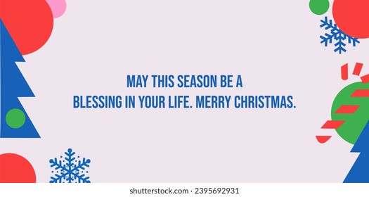 Christmas greetings. Beautiful, luxurious, minimalist flat background