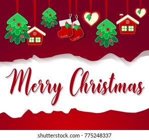 Christmas greetings card.