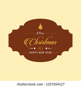 Christmas greetings card design with light background vector