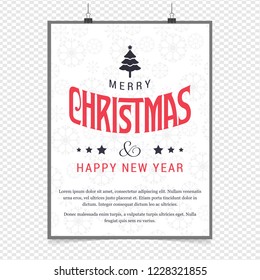 Christmas greetings card design with white background vector Christmas greetings card design with white background vector