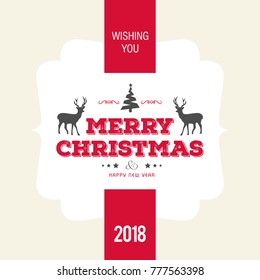 Christmas greetings card with light background christmas tree,de