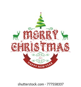 Christmas greetings card with light simple background christmas 