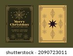 Christmas greetings invite design background with 1920