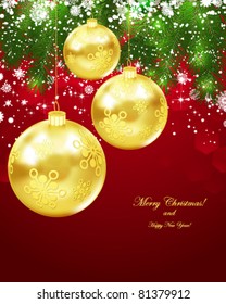 Christmas Greetings Postcard.