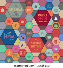 Christmas Greetings Sale Card