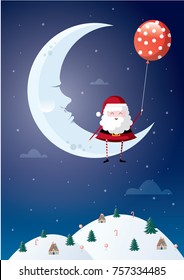 christmas greetings template vector/illustration