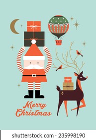 christmas greetings vector/illustration