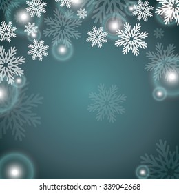 Christmas grey background. Vector illustration