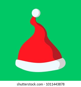 Christmas Grinch Hat Vector Graphic Illustration Sign Symbol Design