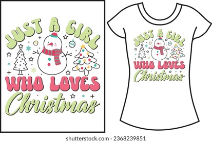 Christmas Groovy Retro t shirt. Santa vector graphics t shirt.