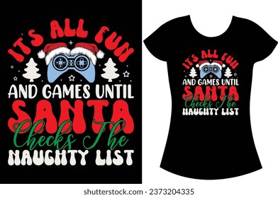 Christmas groovy t shirt design. Christmas family gift  shirt.