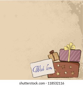 Christmas grunge background