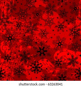 Christmas grunge a background. Vector illustration