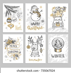 Christmas Card Hand Draw Images Stock Photos Vectors Shutterstock