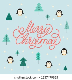 Christmas hand drawn and decoration element. Vector Illustration