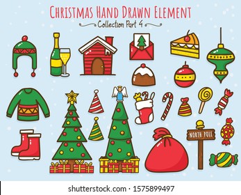 Christmas Hand Drawn Elements 4