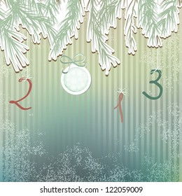 Christmas hand drawn fur tree for xmas design.  + EPS8 vector file