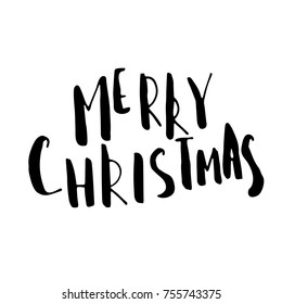 Christmas Hand Lettering Signature Stock Vector (Royalty Free ...