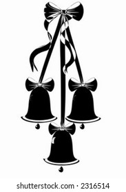Christmas handbells graphic.