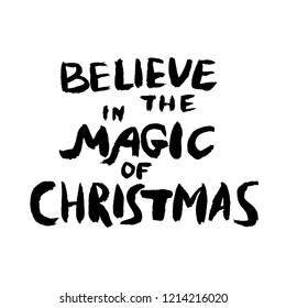 Christmas handwritten note, background With Typography and Elements