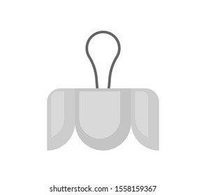 Christmas Hang Rope Loop isolated. vector illustration
